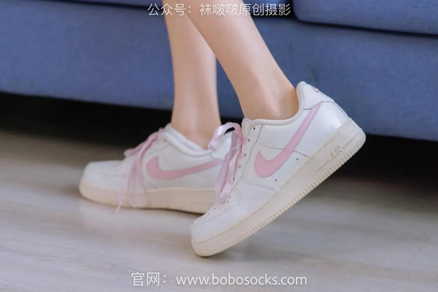[BoBoSocks袜啵啵]NO.147 稚予-空军一号板鞋、白棉袜、体操服 [139P]插图5